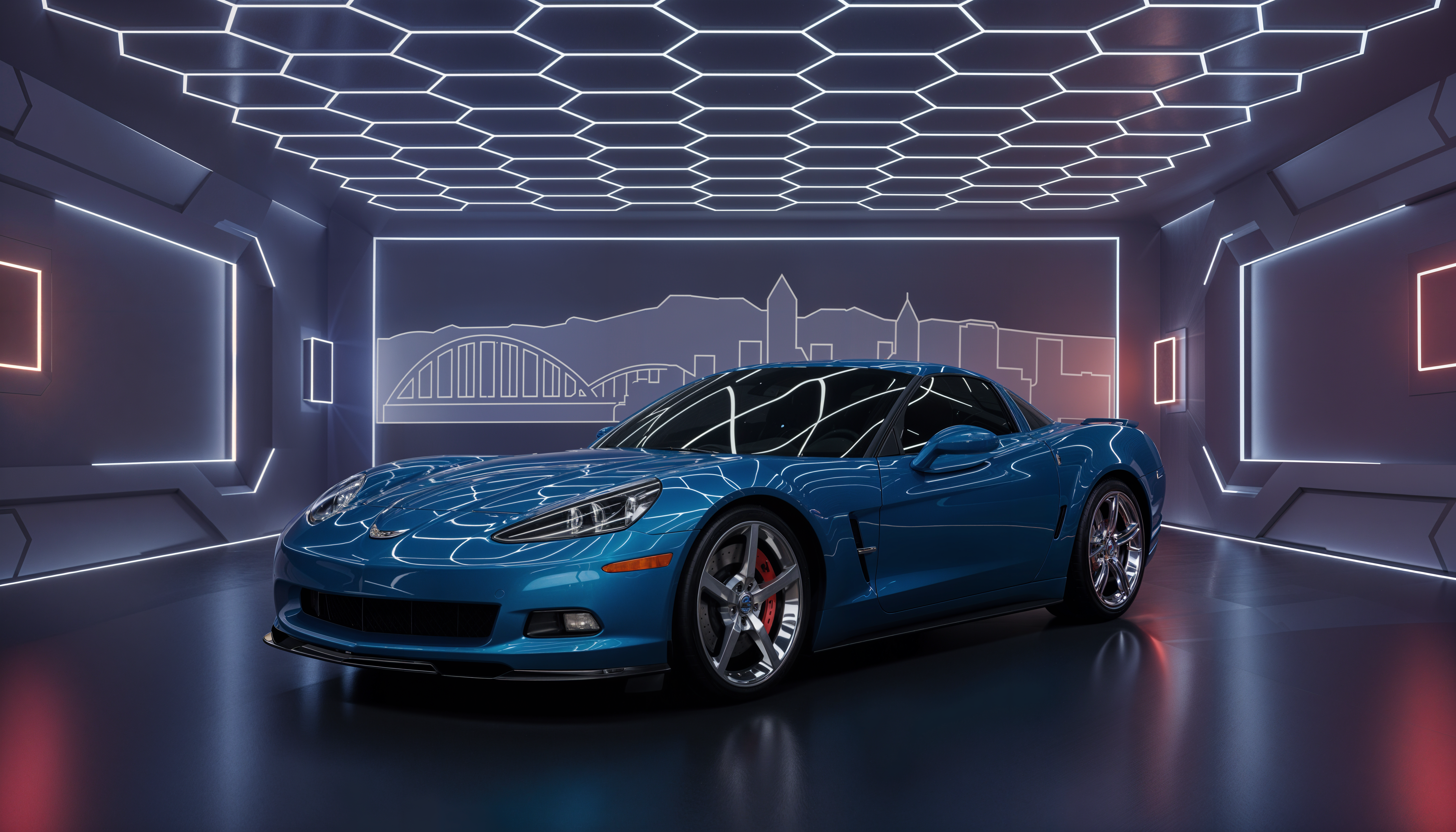 Car before color change - original vehicle color visualization