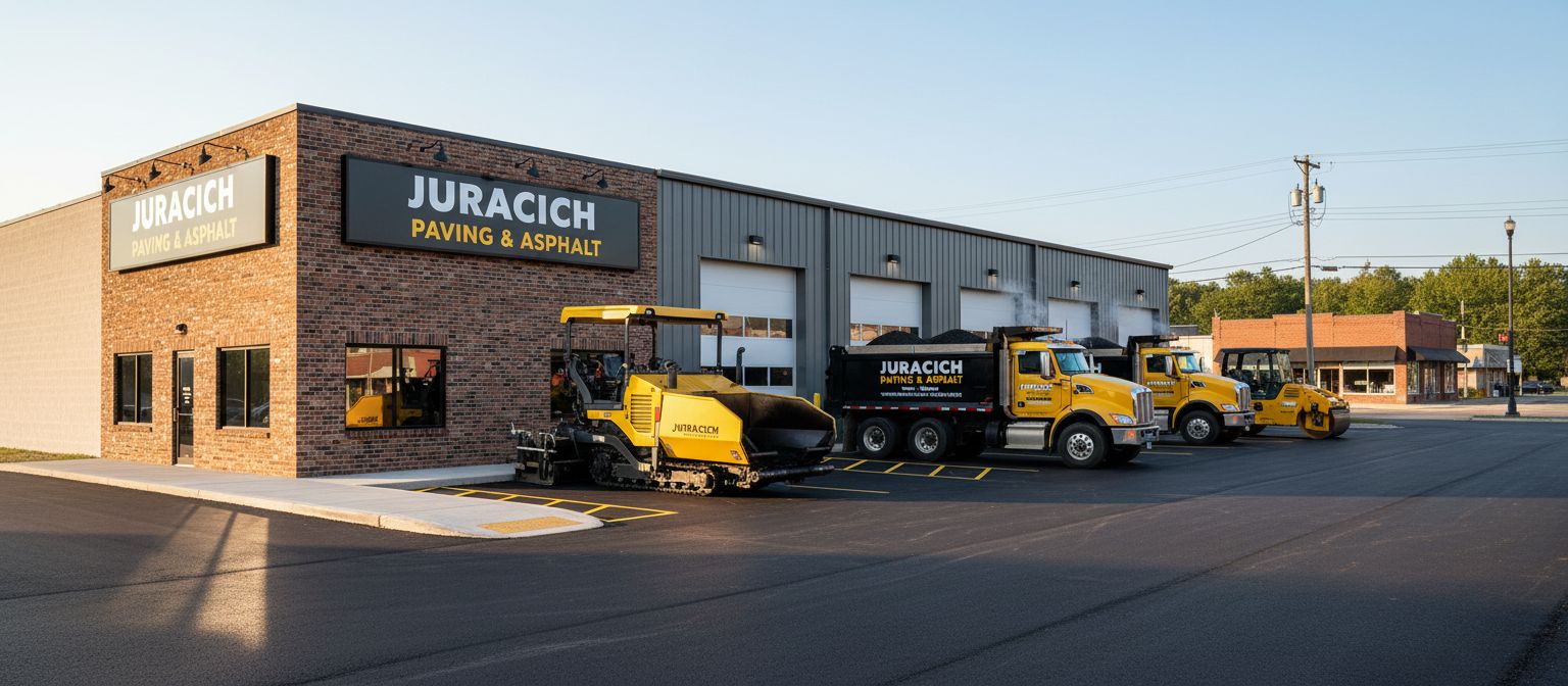 Juracich Paving - Complete facility and fleet rendering