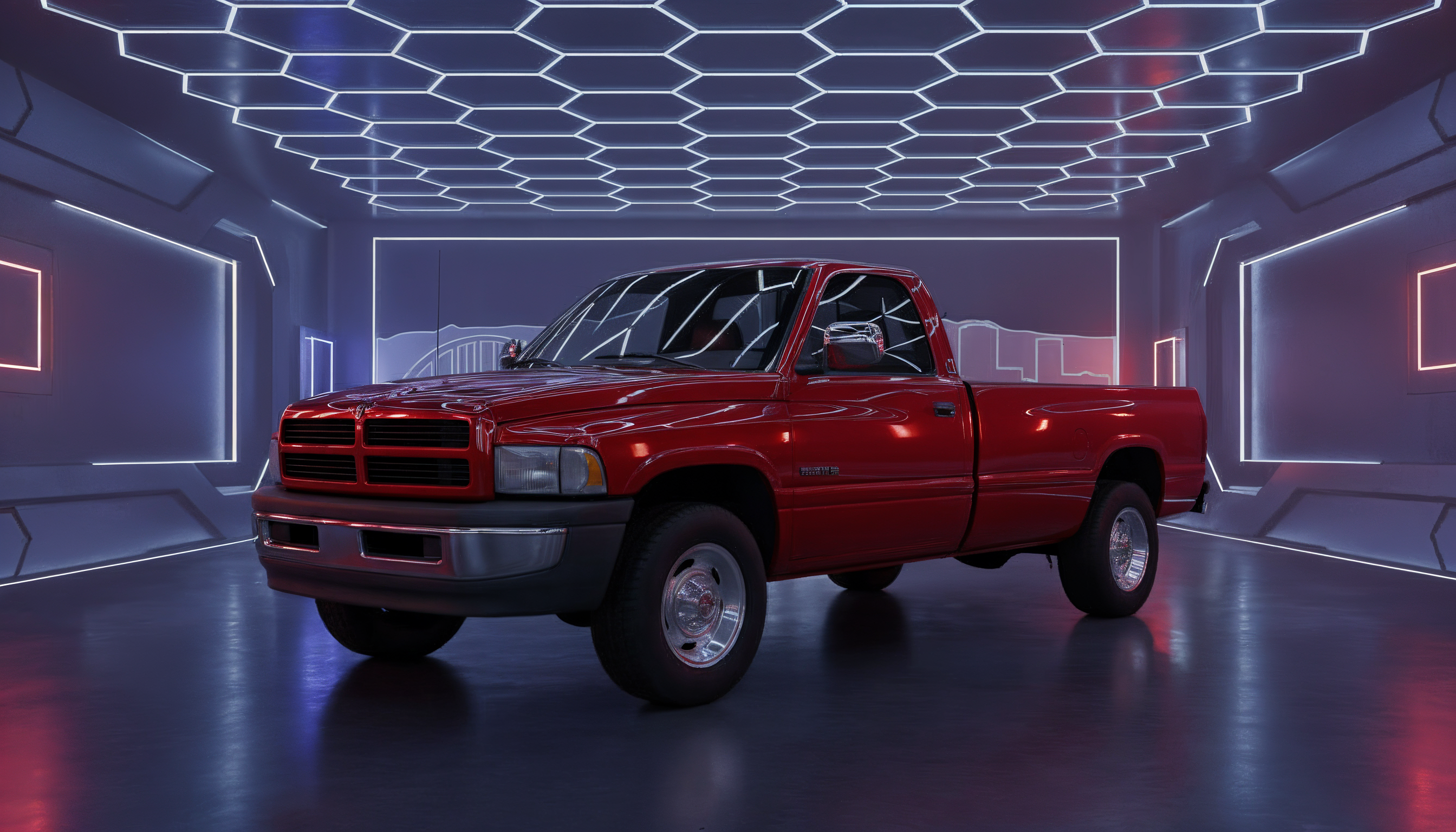 Dodge 2nd Generation Ram 2500/3500 1996 - AI-generated car visualization by Montera Studio